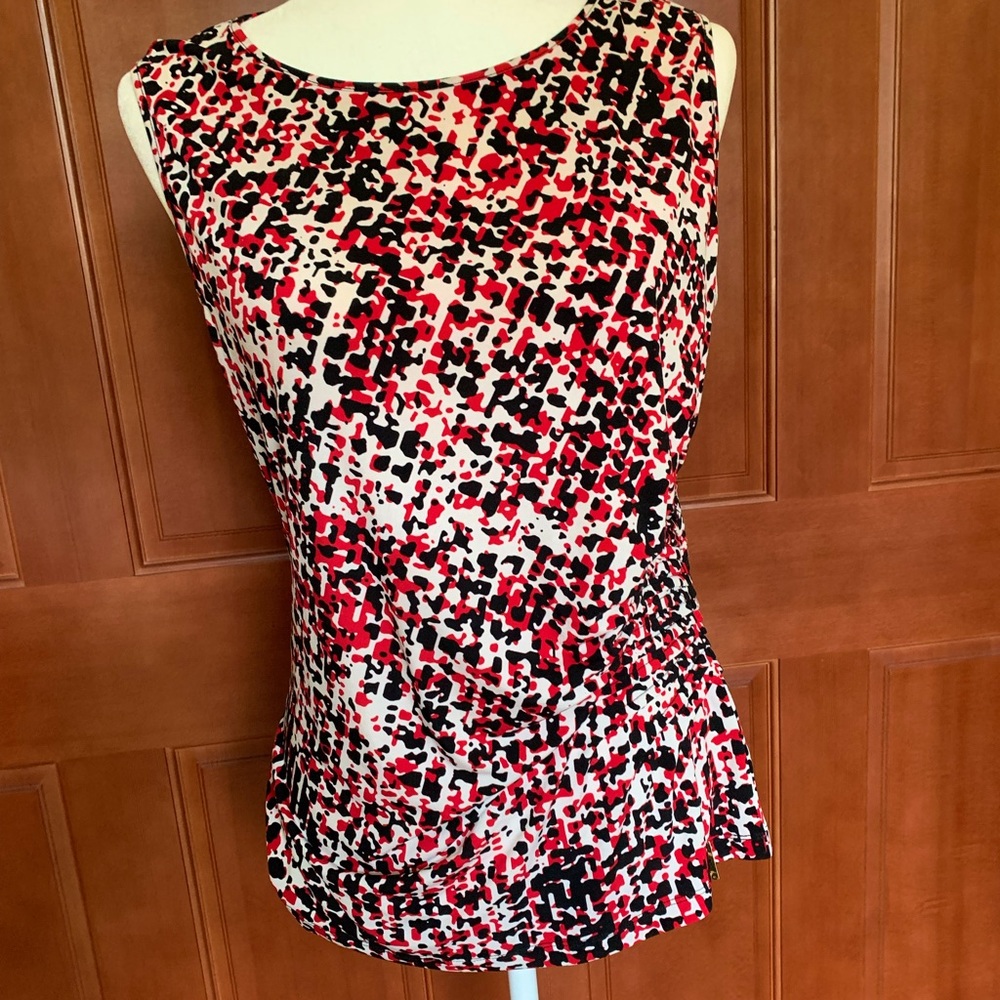 SOLD! Like New - Calvin Klein Patterned Blouse - M